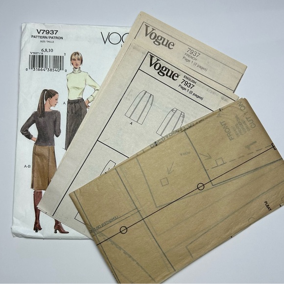 🪡 VOGUE Basic Design Misses’ Skirts Sewing Pattern V7937 - Picture 2 of 4